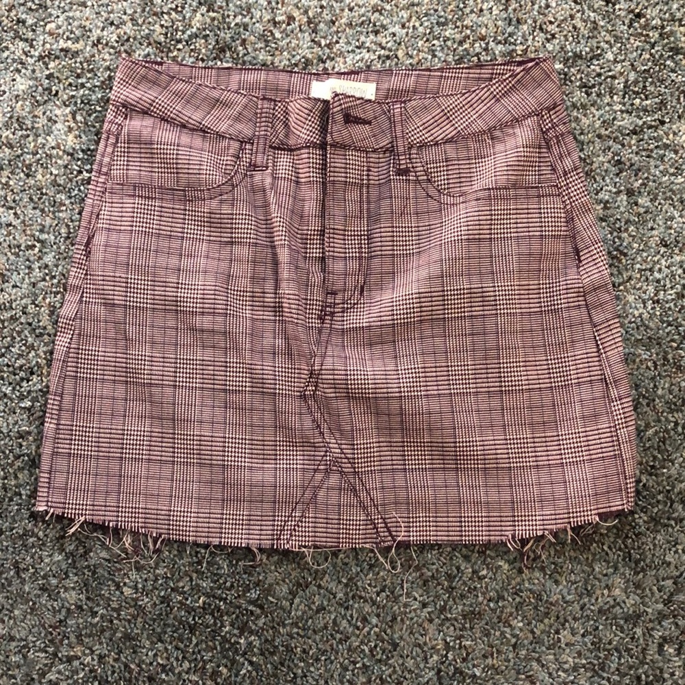 FREE WITH PURCHASE Sky and Sparrow plaid skirt!